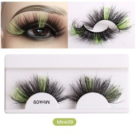 Color Mink Hair False Eyelashes Naturally Fit Thick Eyelashes - 9