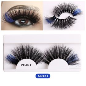 Color Mink Hair False Eyelashes Naturally Fit Thick Eyelashes - 11