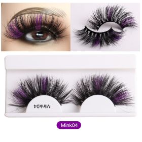 Color Mink Hair False Eyelashes Naturally Fit Thick Eyelashes - 4
