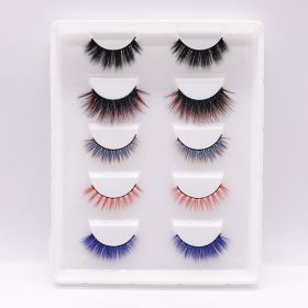 Three-Dimensional Multi-Layer Stage Makeup Color Eyelashes - SER12