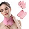 Moisturize Soften Repair Cracked Skin Gel Spa Collagen Gloves/Socks Foot Care Tools - Gloves+Socks