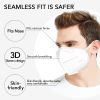 KN95 Protective Masks; Pack of 100 5-Layers; Protection Against PM2.5 Dust; Pollen; Haze-Proof - default