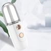 Portable Nano Mist Sprayer for Skin Care and Makeup - Moisturizing and Hydrating Mini Face Mist Handy Sprayer - White With 1PC