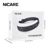 NICARE Eye Massager With Heat; Rechargeable Eye Heat Massager For Relax Eye Strain Dark Circles Eye Bags Dry Eyes Improve Sleep - Aldult